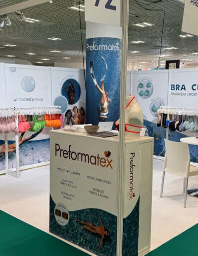 Preformatex's booth at Mare di moda, 2024